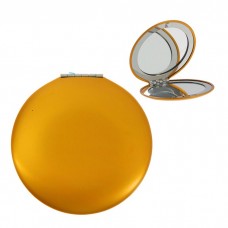Зеркало круглое под нанесение, с увеличением, цвет желтый